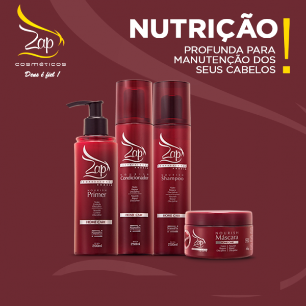 Zap Nutrição e reparação total dos seus cabelos